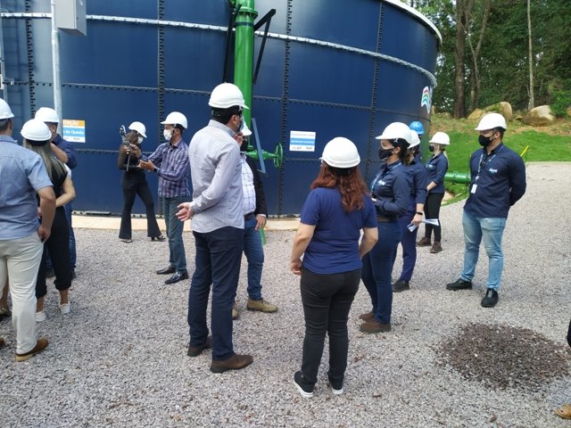 Inauguração do novo reservatorio de aguas da empresa Igás de Colíder