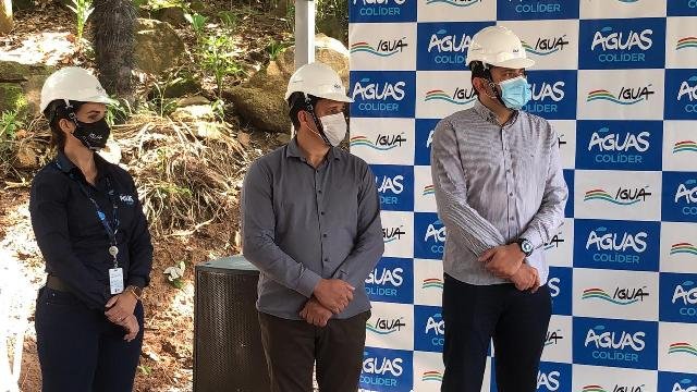 Inauguração do novo reservatorio de aguas da empresa Igás de Colíder