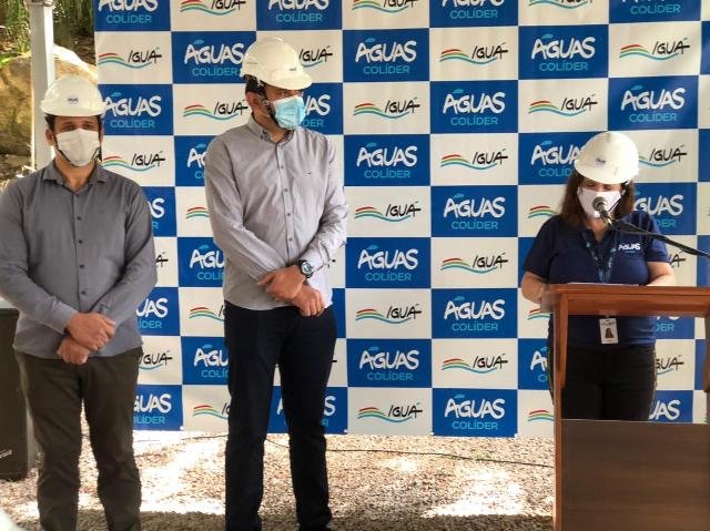 Inauguração do novo reservatorio de aguas da empresa Igás de Colíder
