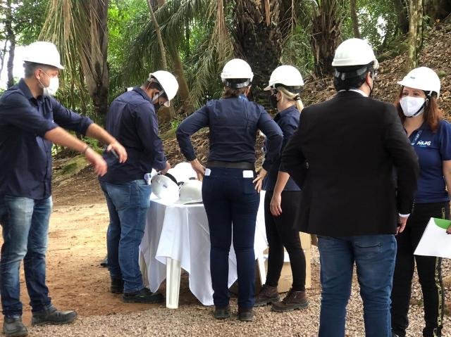 Inauguração do novo reservatorio de aguas da empresa Igás de Colíder