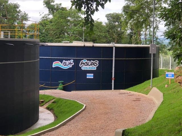 Inauguração do novo reservatorio de aguas da empresa Igás de Colíder