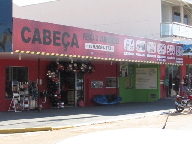 Reinaugurado hoje a loja do Cabeça Pesca & Variedades