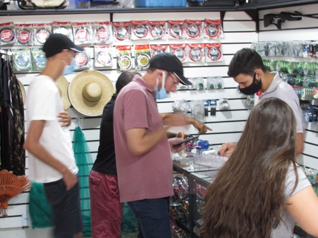 Reinaugurado hoje de manhã (31), Cabeça Pesca & Variedades em Colíder.