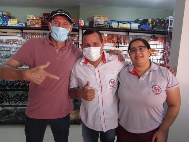 Reinaugurado hoje de manhã (31), Cabeça Pesca & Variedades em Colíder.