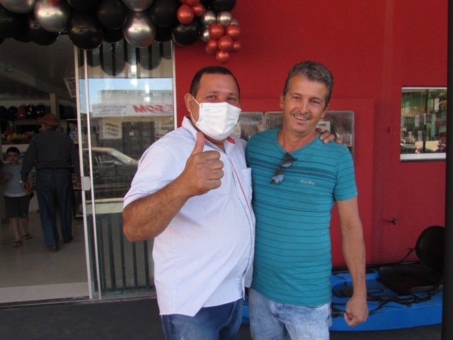 Reinaugurado hoje de manhã (31), Cabeça Pesca & Variedades em Colíder.