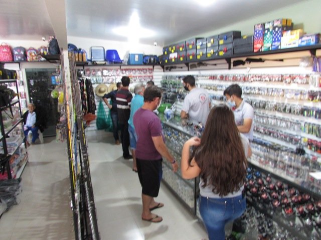 Reinaugurado hoje de manhã (31), Cabeça Pesca & Variedades em Colíder.