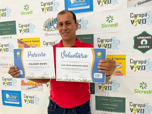 Homenagem Carapá Vivo Voluntarios e Parceiros