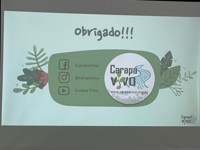 Homenagem Carapá Vivo Voluntarios e Parceiros