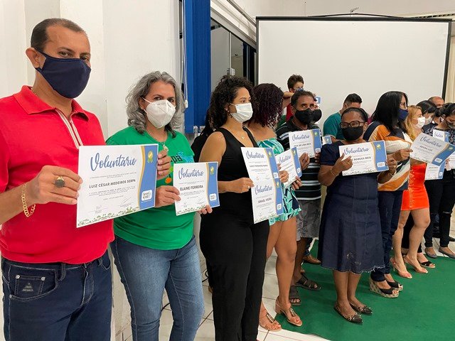 Homenagem Carapá Vivo Voluntarios e Parceiros