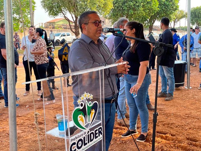 Prefeito Maninho realiza a entrega da 1ª Usina Asfaltica de Colíder. (parte 01)