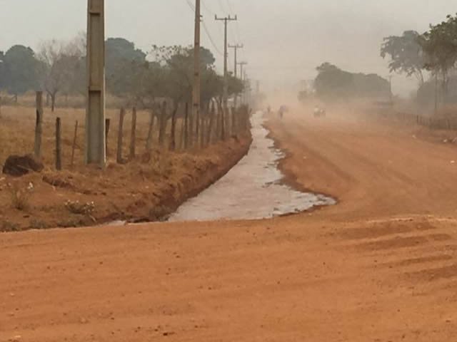 Águas Colíder cria um novo rio em plena seca. (Fotos)