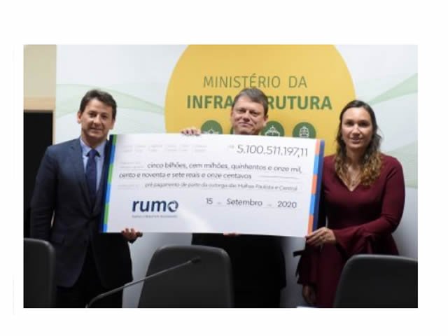 Concessionária paga R$ 5,1 bi ao Governo e confirma avanço da ferrovia para MT