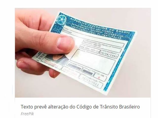 Deputado propõe fim das aulas em autoescola para tirar CNH