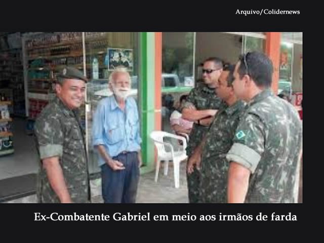 Foi sepultado em Canaã o ex-combatente da 2ª Guerra Mundial Gabriel Pereira. (Fotos)