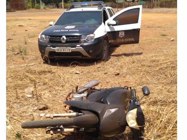 PJC de Colíder prende ladrão e recupera moto roubada na noite de ontem (23) (Fotos)