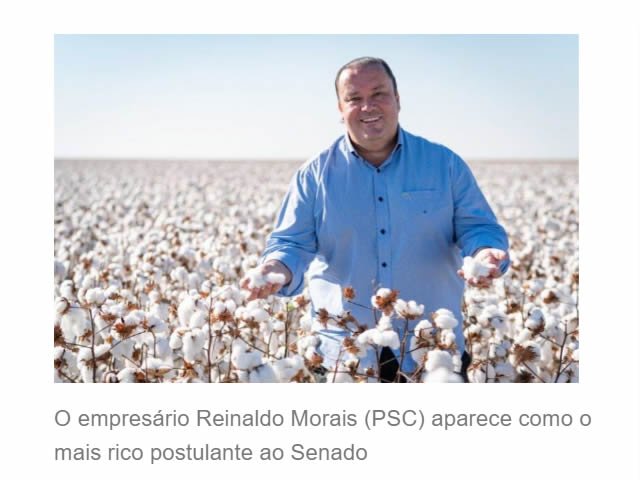 Com empresas, avião e automóveis de luxo, candidato ao Senado declara patrimônio milionário de R$ 158 milhões