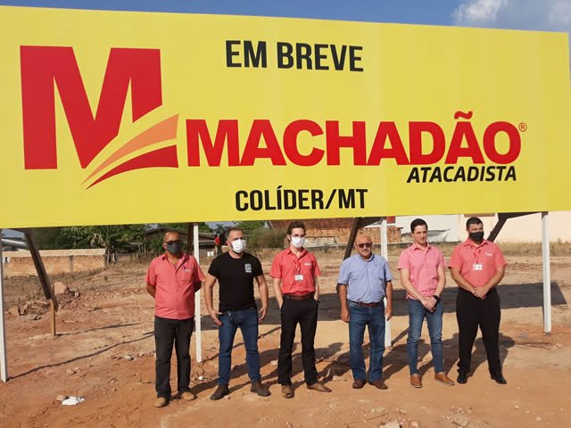 Diretoria do Grupo Machado anuncia o lançamento do Machadão Atacadista de Colíder.(Vídeo)