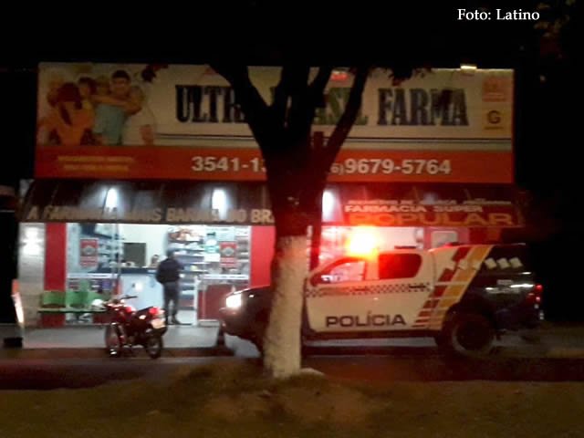 Farmácia em frente ao SESP de Colíder é alvo de ladroes armados
