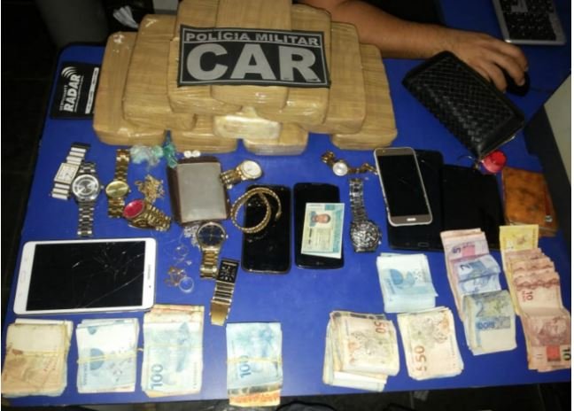 Seis são pegos com drogas avaliadas em mais de R$ 200 mil em Sinop
