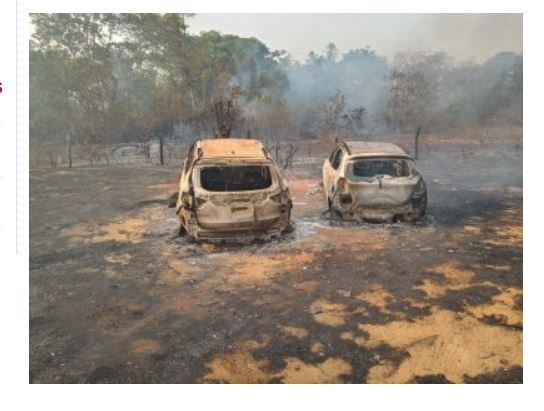 Carros pegam fogo em cachoeira em MT; vídeos mostram banhistas desesperados (Vídeos)