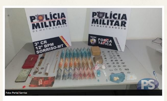 Mulher é presa ao ser flagrada com drogas e dinheiro