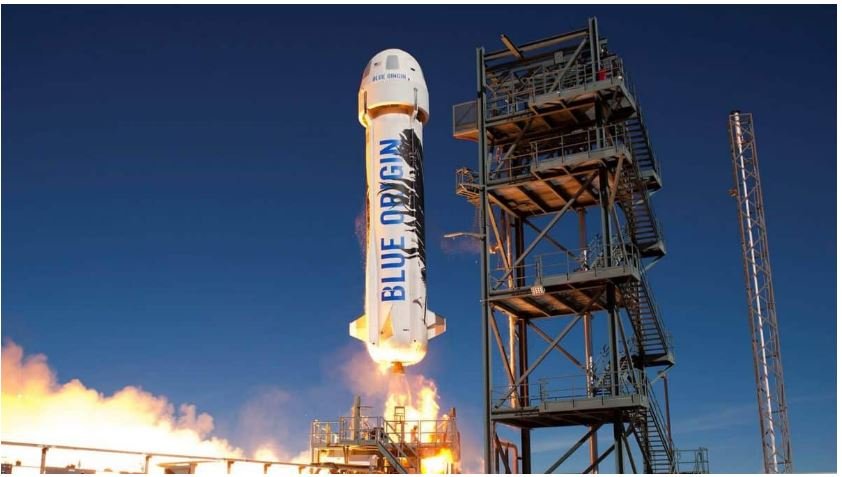 Blue Origin lança foguete e quebra recorde da SpaceX