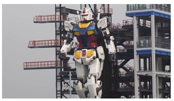 Vídeo mostra robô gigante japonês caminhando; assista