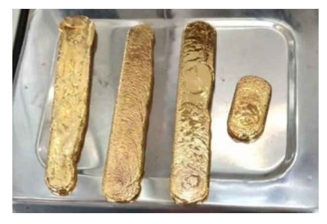 Homem é preso com barras de ouro no ânus