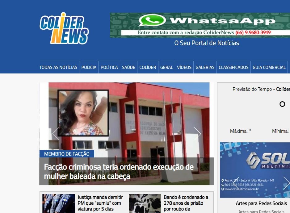 Site Colidernews está sofrendo com ataques de HACKERS.