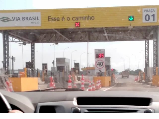 A partir de hoje (29) será cobrado o pedágio na MT-320 no trecho entre Alta Floresta a Nova Santa Helena