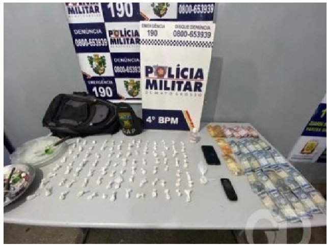 Filho de chefe do tráfico é preso com cocaína em campo de futebol