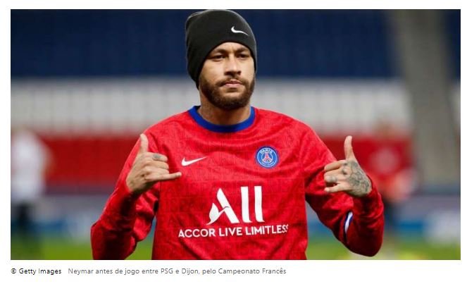 Neymar quer renovar com o PSG e até já indica reforços à diretoria, diz TV