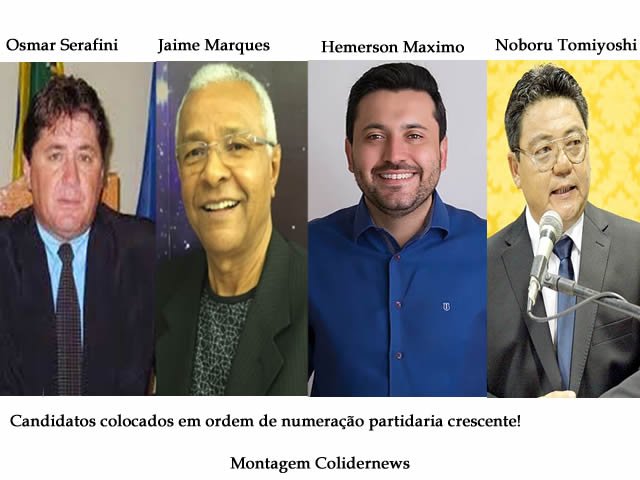 Colíder tem quatro candidatos a Prefeito, que estão disputando a cadeira neste proximo domingo(15). (Fotos)