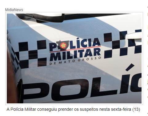 Dupla é presa após agredir e tentar estuprar jovem no interior
