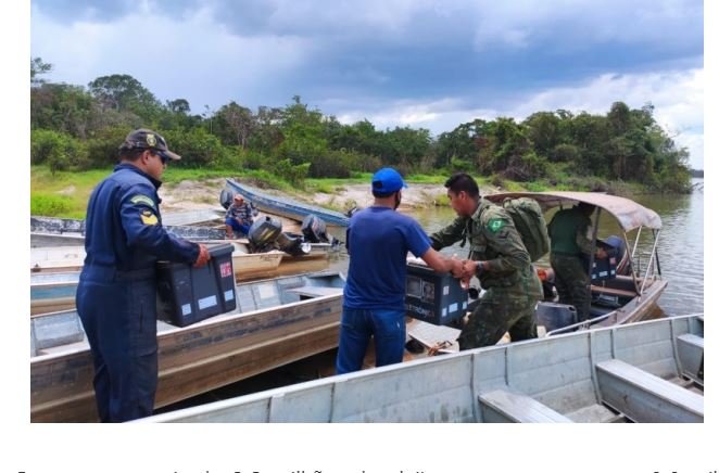 Com ajuda do Exército, urnas chegam em terras indígenas; 6,6 mil sessões em MT