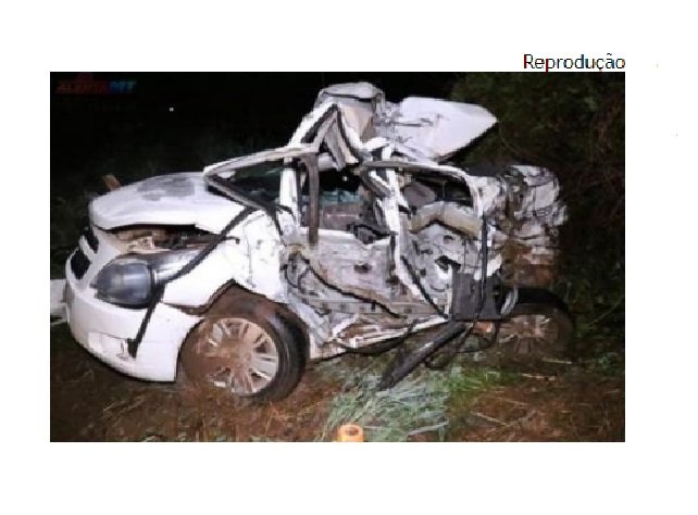 Acidente mata 3 pessoas e deixa criança de dois anos ferida em rodovia de MT