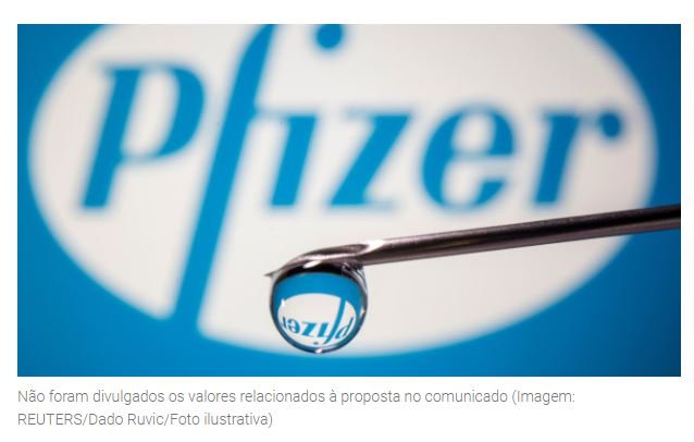 Pfizer faz proposta ao Brasil, o que permitiria vacinar milhões no 1º semestre de 2021