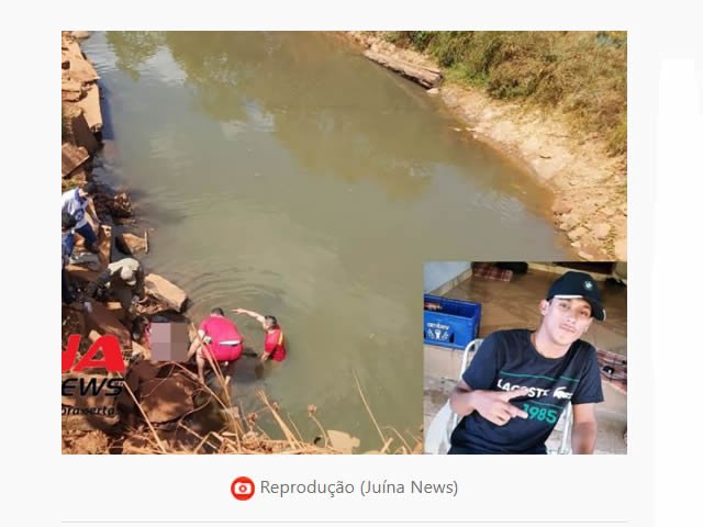 Jovem encontrado morto em rio foi assassinado dentro da casa de suspeito preso pela polícia civil em Juína