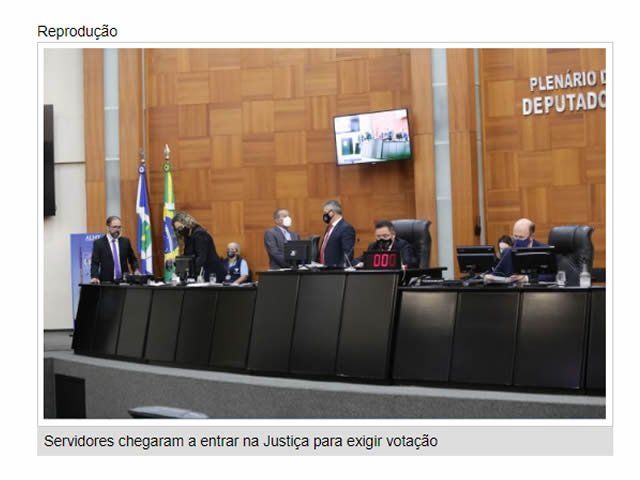 AL aprova RGA de 4,48% para servidores do TJMT; gasto será de R$ 38 milhões em 2021