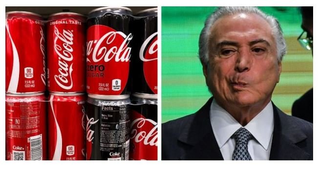 Associação critica Temer após ceder à Coca-Cola e aumentar IPI