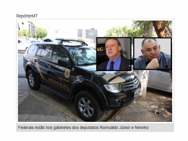 PF faz devassa em gabinetes de deputados na manhã de hoje