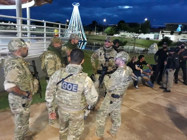 Forças policiais em Colíder desencadearam a Operação Ordem Publica. (Vídeo)