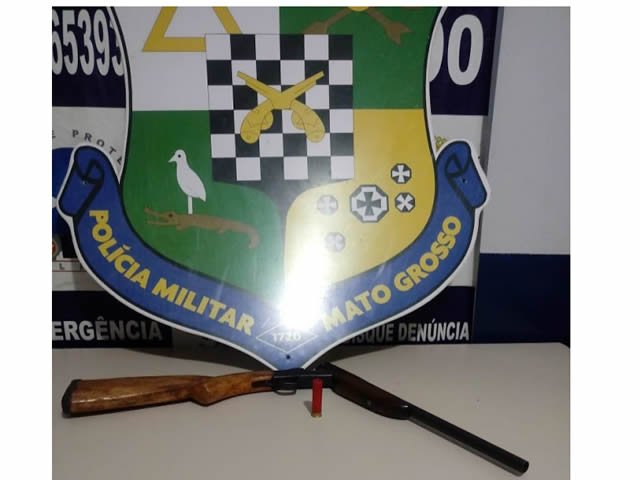 Homem é preso por porte ilegal de arma de fogo no Distrito de União do Norte.