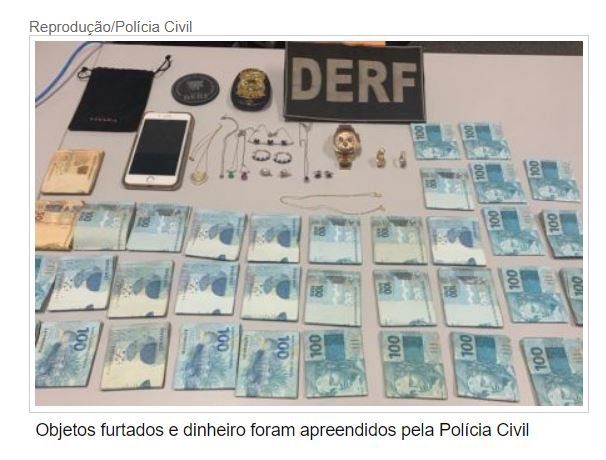 Personal é presa por furtar R$ 1,4 milhão em joias de cliente