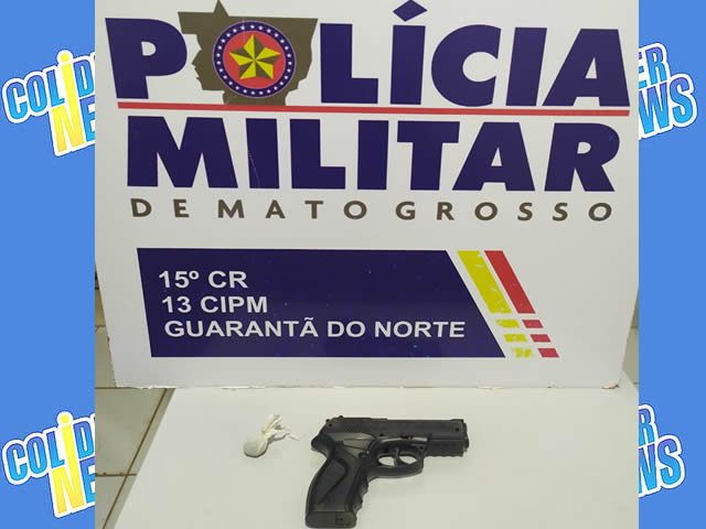 Suspeito usando tornozeleira eletrônica reage a abordagem policial e acaba baleado em Novo Mundo/MT (Fotos)