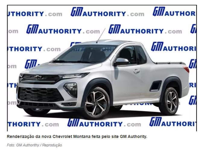 Nova Chevrolet Montana também vai brigar com a Fiat Toro