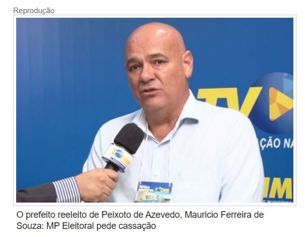 Por caixa 2, MPE pede cassação de diploma de prefeito reeleito