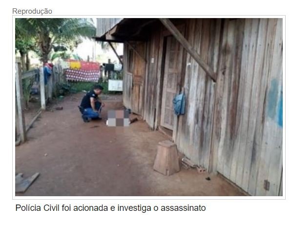 Homem é morto ao sair para atender chamado na porta de casa