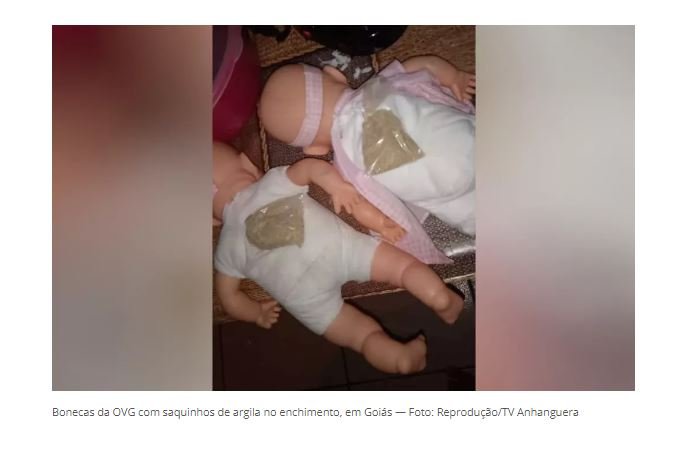 Crianças recebem bonecas da OVG ‘recheadas’ com argila, e pais temem que filhos sofram acidentes