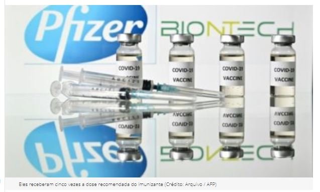 Profissionais de saúde na Alemanha têm overdose com vacina da Pfizer